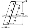 Cutit piston 1116.03.02.01 pentru Welger