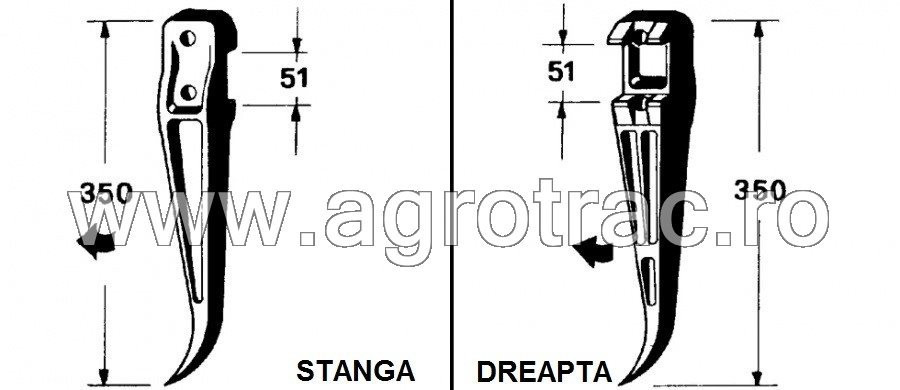 Furca alimentare 700022 dreapta