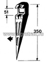 Furca / dinte alimentare dreapta 46516 pentru Sgorbati, New Holland