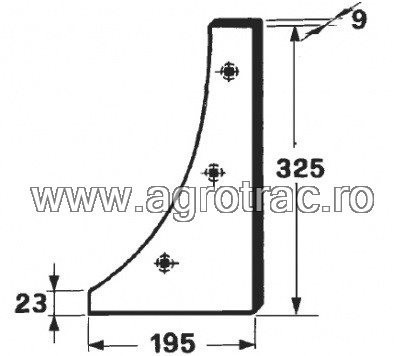 Cutit piston 700290 pentru Sgorbati