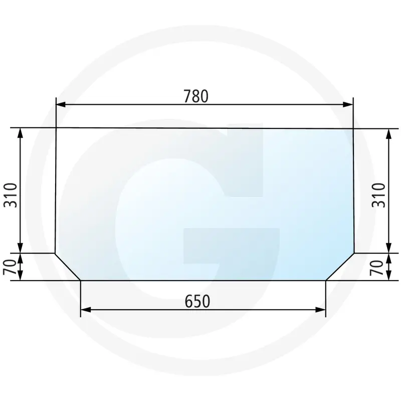 GEAM SPATE INFERIOR 5153550 23/4073-84 FIAT