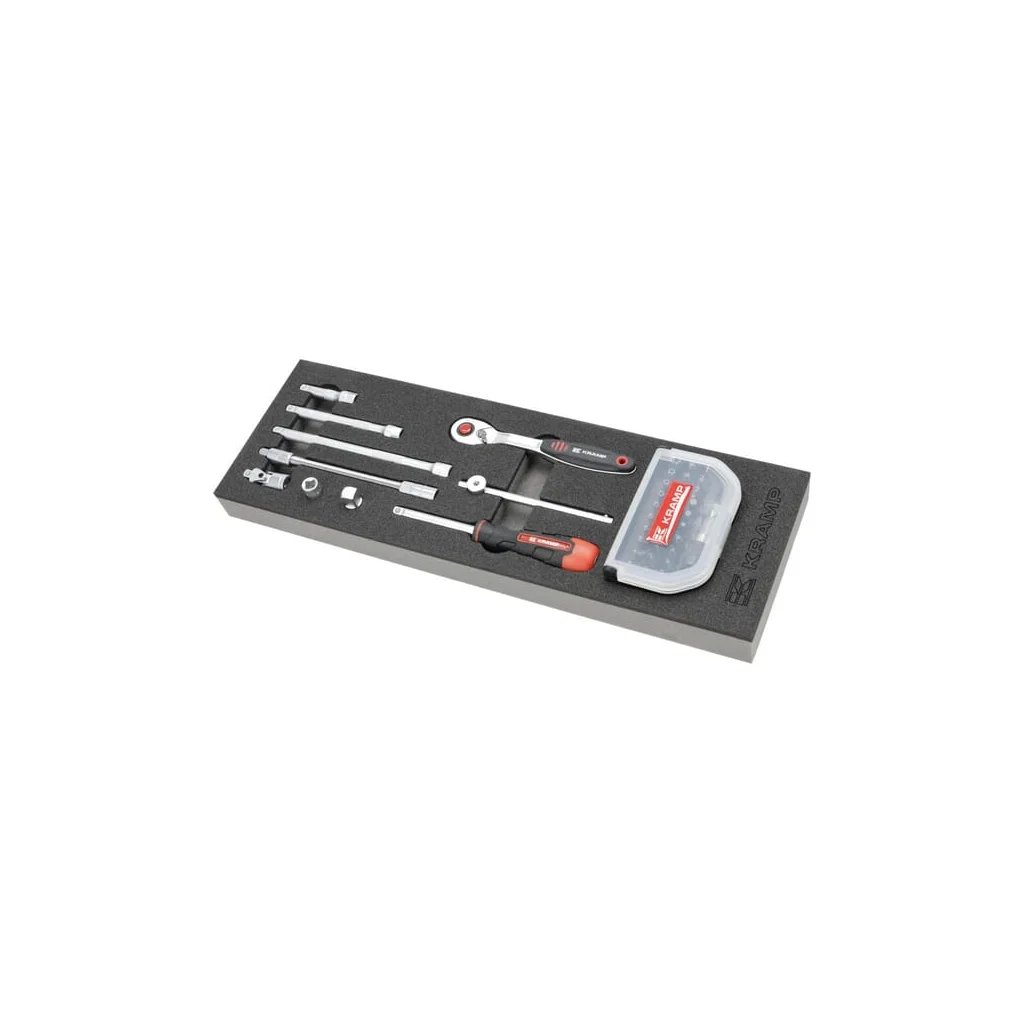 Modul spumă pentru șurubelnițe cu clichet și accesorii 1/4" 41 buc. (set inclus) TT800102