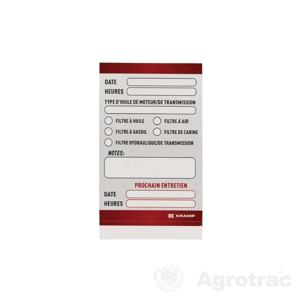 Autocolant de atelier FR (100x) WP005520