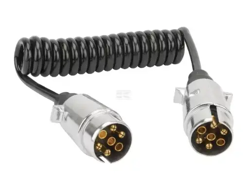 [13570] CABLU ELECTRIC REMORCA SPIRALAT 1.75M 7POLI-7POLI LA404101 ~