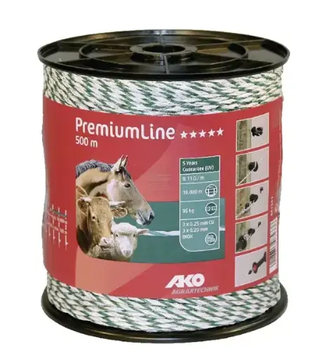 [14009] CABLU GARD ELECTRIC ALB/VERDE 441551