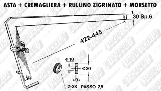 [00004517] Comanda legare 60.613 1111/10983 37905 New Hollan Sgorbati