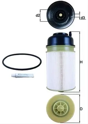[00009398] FILTRU COMBUSTIBIL MAHLE KX406D CLAAS LEX 660 
