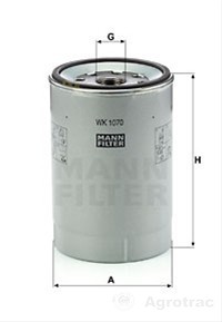 [00006933] FILTRU COMBUSTIBIL MANN WK1070X 8001102 F842201060010