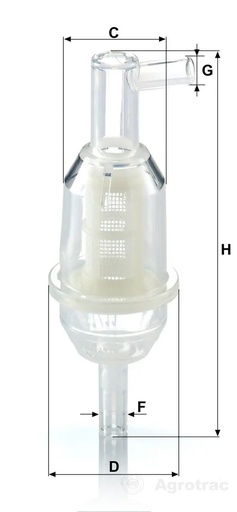 [00004519] FILTRU COMBUSTIBIL MANN WK31/11