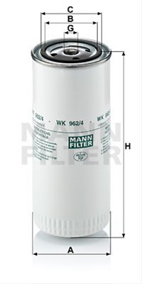 [01401] FILTRU COMBUSTIBIL MANN WK962/4 8001009 