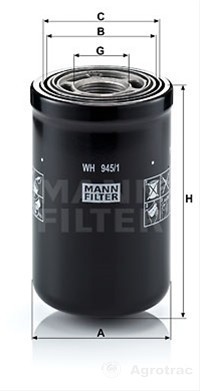 [891] FILTRU HIDRAULIC MANN WH945/1 8002180