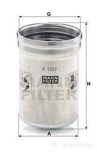 [00011045] Filtru motor MANN W1022 8002106 RE504836 