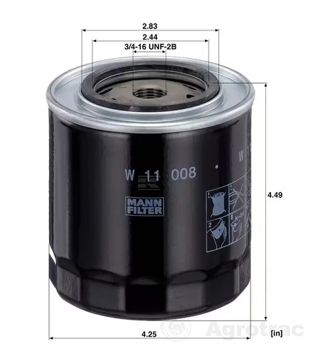 [05444] FILTRU MOTOR MANN W11008 8002114 