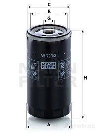 [865] FILTRU MOTOR MANN W723/3 8002020