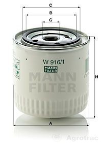 [00004123] FILTRU MOTOR MANN W916/1 8002014