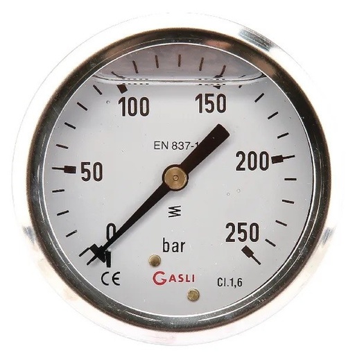[05490] MANOMETRU 0-250BAR 1/4'' 63MM MA63250B04SSGF