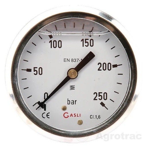 [05490] MANOMETRU 0-250BAR 1/4'' 63MM MA63250B04SSGF