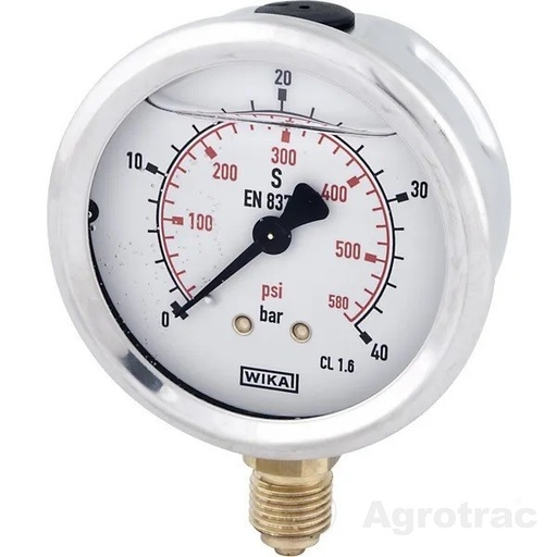 [04616] MANOMETRU 0-40BAR 1/4'' 63MM B711W063040D WIKA