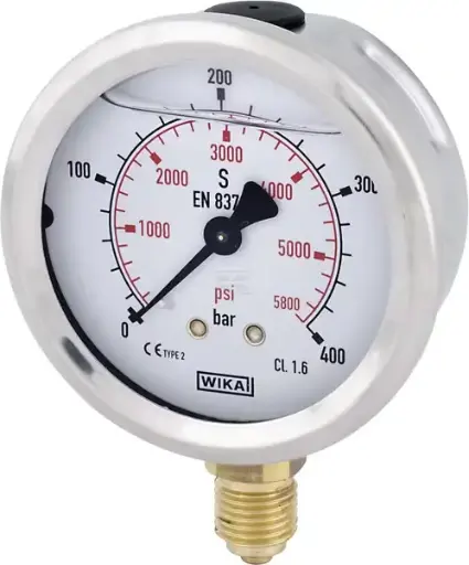 [10550] MANOMETRU 400BAR 1/2 100MM WIKA B711W100400D