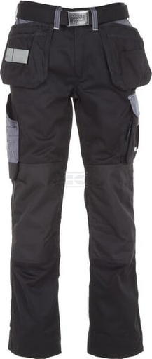 [12191] PANTALONI LUCRU S.L KW102830089098 NEGRU/GRI ~