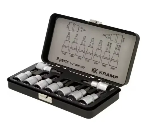 [11328] SET CHEI TORX 1/2 9PCS T20-T60 18049240091KR 