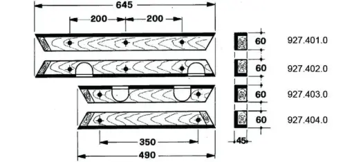 [1935] SET LEMN PISTON 58.213-S 927.401.0 BAUTZ L'AR 