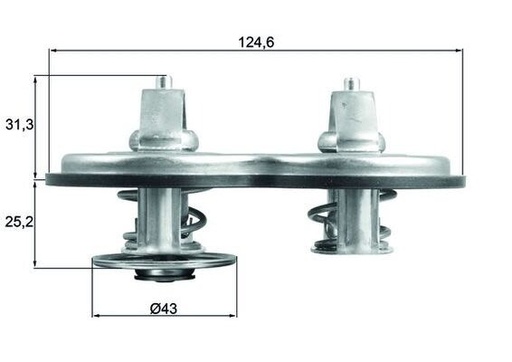 [05365] TERMOSTAT TX14183 0019862660 A9362000315 MAHLE MB