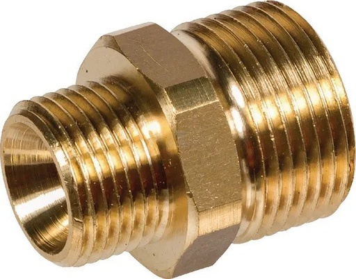 [HD260226] Niplu reductie hidraulica alama M22x1.5-3/8BSP M-M