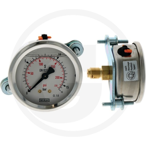 [85000414] Manometru Wika 0-16bar cu glicerina