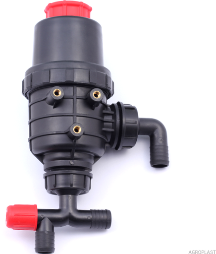 [AP62314 AP16FSM] Filtru erbicidator cu supapa 1 1/2 Agroplast cu robinet si cot