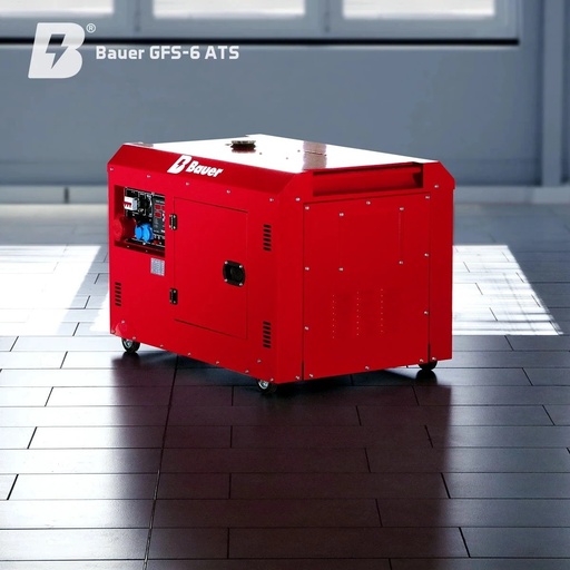 [GFS-6ATS] Generator Bauer Diesel GFS-6 6kW ATS 230/400 Volt