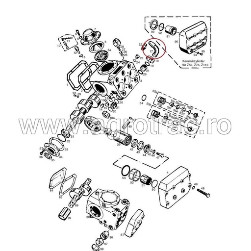 [SY013512] Conector furtun Holder Vogel&Noot 013512 furtun de 30mm