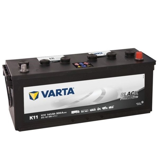 [643107090A742] Acumulator Varta K11 ProMotive Black12V 143Ah 900A