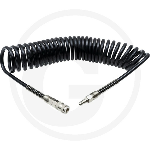 [7306541] Furtun aer spiralat 10m Granit black edition