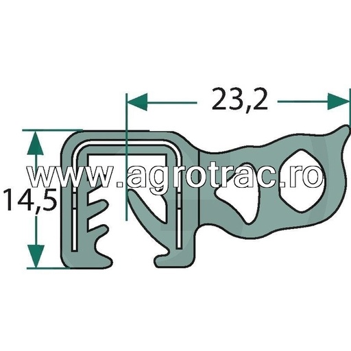 [VPM9010 AL117017 AL164267] Cheder Vapormatic la metru pentru usa sau geam cu deschidere