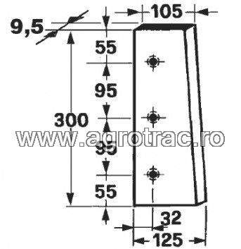 [58.414] Cutit piston 207-210 pentru AMA 145153163253 263