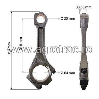 [38004906 21/25-110] Biela 02232061 pentru motor Deutz