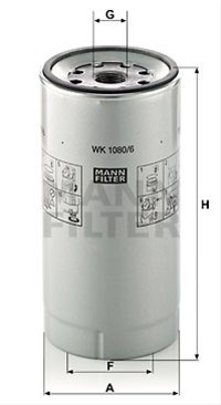 [56715001 FS19769 H7160WK30] Filtru combustibil Mann WK1080/6X