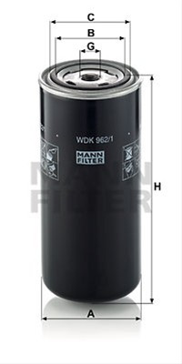 [8004037] Filtru combustibil Mann WDK962/1