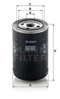 [8002010] Filtru ulei motor Mann W936/4