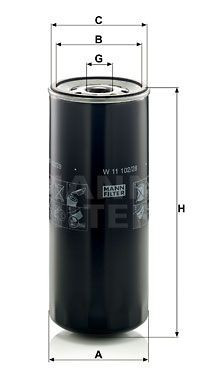 [8004070] Filtru ulei motor Mann W11102/28