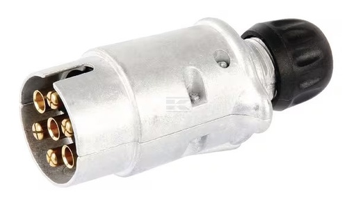 [50743895, LA403012, 201003JAE] Stecher 7 poli pentru remorca, aluminiu