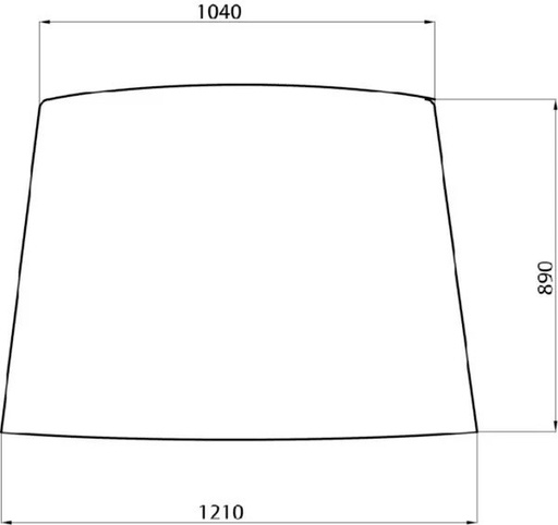 [650S33045R1 D7010 25/4000-36] Parbriz fata 3233045R2 pentru Case IH