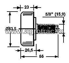 [52-0020] Rola balotiera Bamfords BS6210