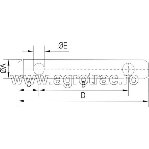 [Z319140GP] Bolt tirant centran cat. 1