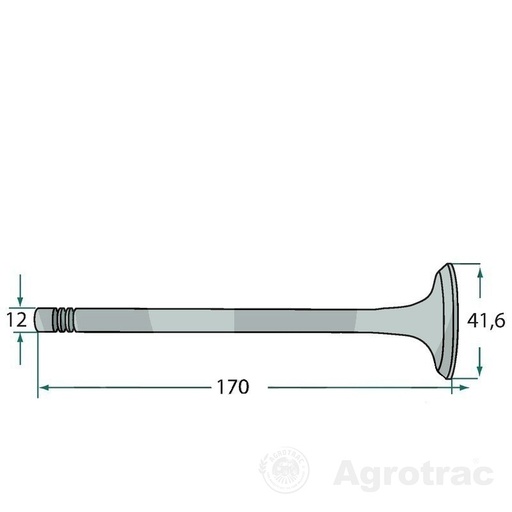 [154042048] Supapa evacuare 154042048 pentru Motor Deutz FL514