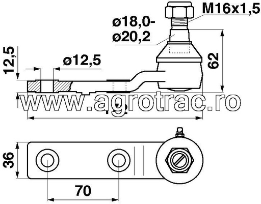 [670120.0] Capat cutit 670120.0 pentru Claas PQ