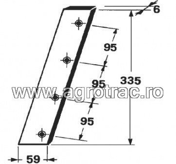[50-0043 58.451] Cutit piston 1116.03.02.01 pentru Welger