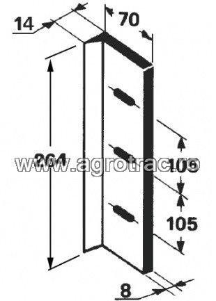 [50-0034. 58.443] Cutit piston 0982.20.07.00 pentru Welger