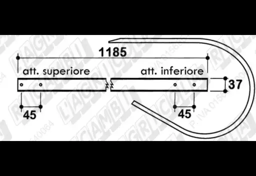 [06577405 VF0657.7405] Tabla pick-up 59.416 VF06577405 pentru Deutz-Fahr Vicon